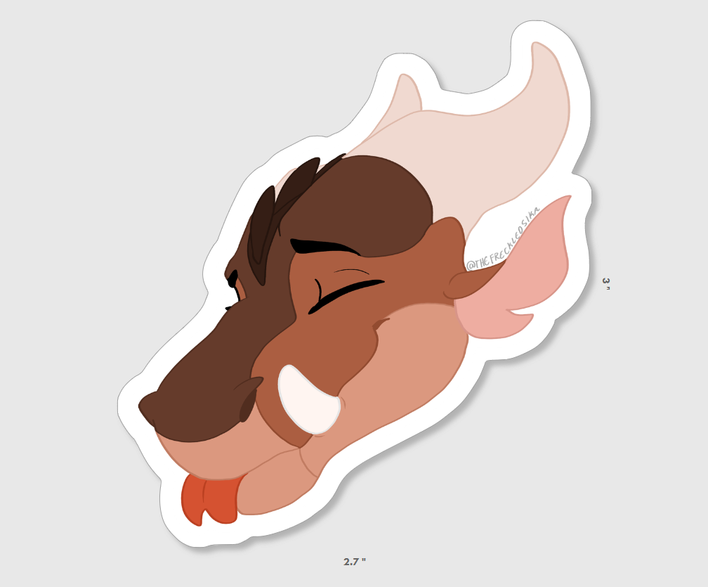 [PREORDER] Clay Dragonet of Destiny Sticker