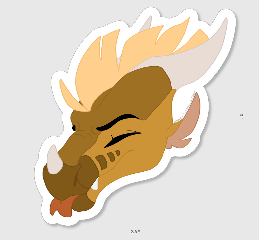 [PREORDER] Sunny Dragonet of Destiny Sticker